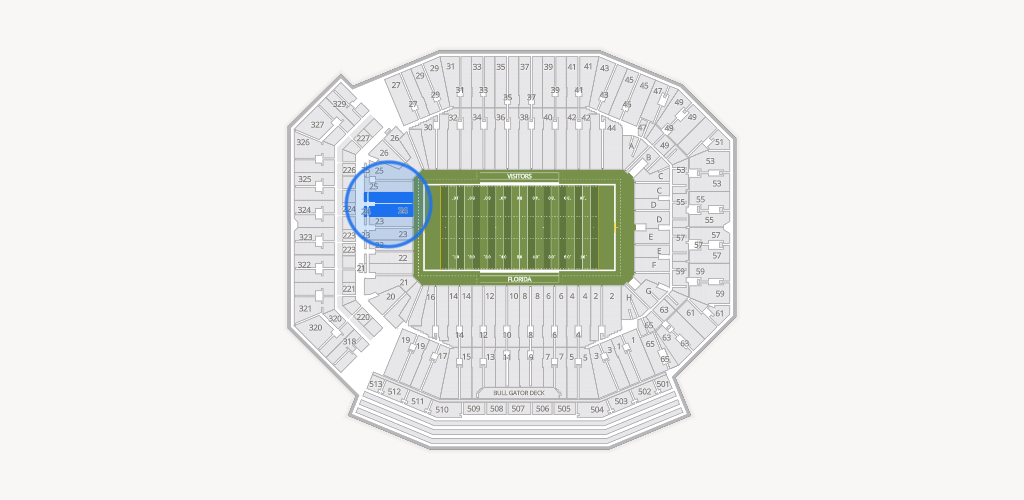 Ben Hill Griffin Stadium Seating Chart
