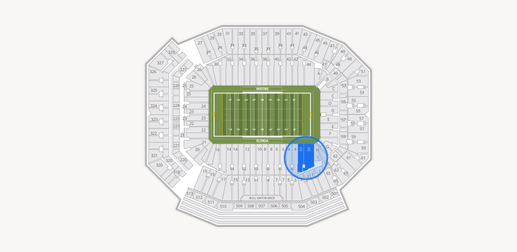 Ben Hill Griffin Stadium Seating Chart