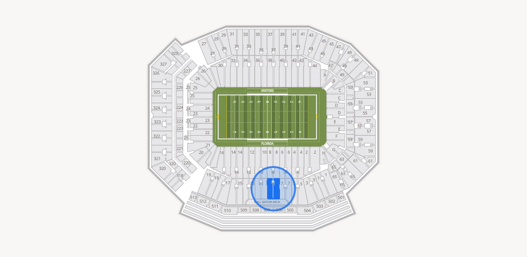 Ben Hill Griffin Stadium Seating Chart