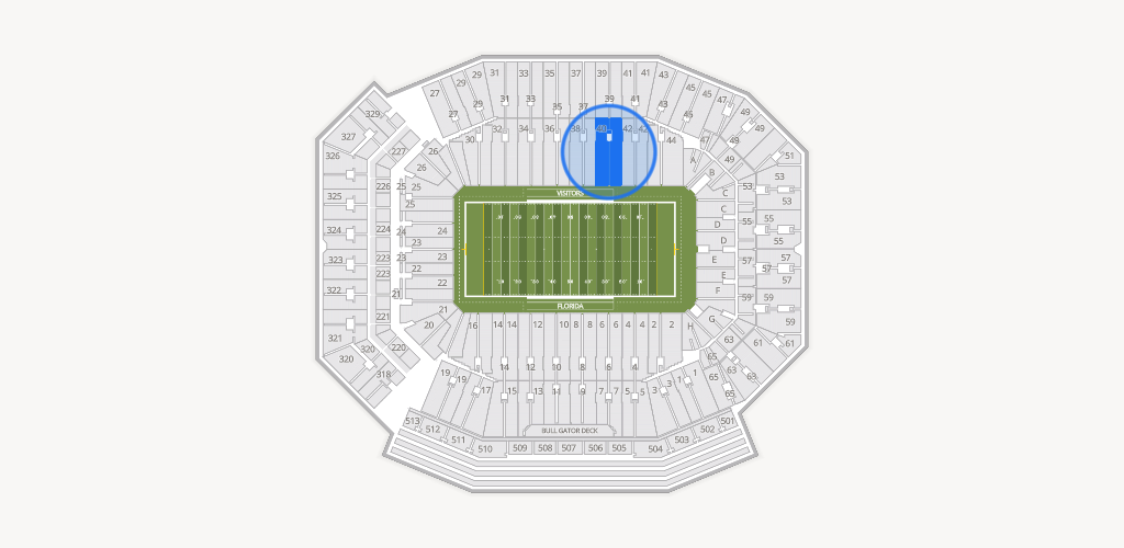 Ben Hill Griffin Stadium Seating Chart
