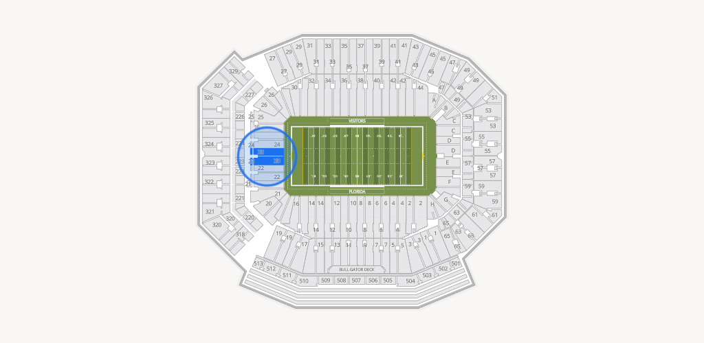 Ben Hill Griffin Stadium Seating Chart