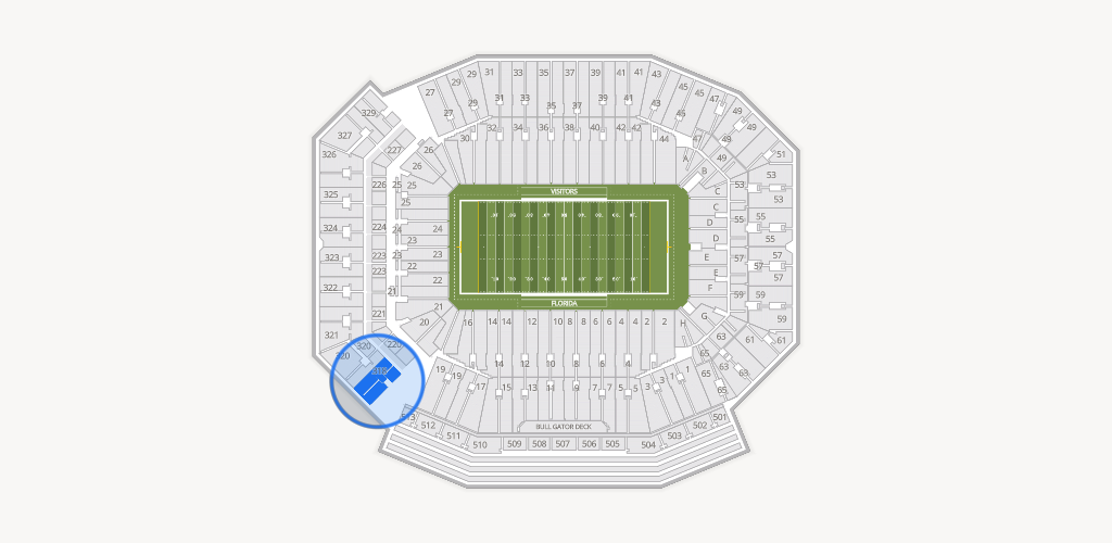 Ben Hill Griffin Stadium Seating Chart