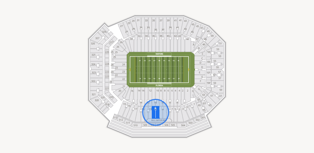 Ben Hill Griffin Stadium Seating Chart