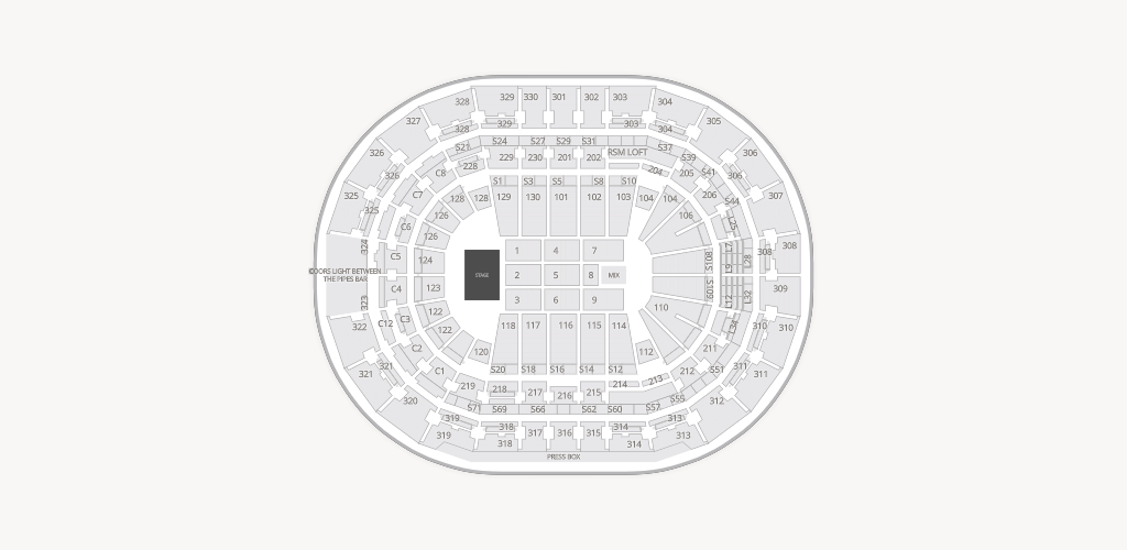 Benchmark International Arena Seating Chart