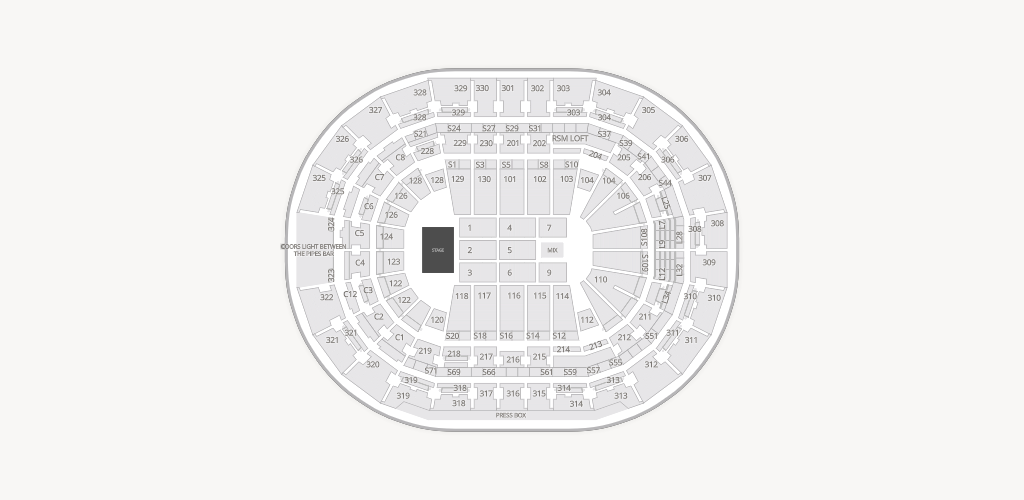 Benchmark International Arena Seating Chart