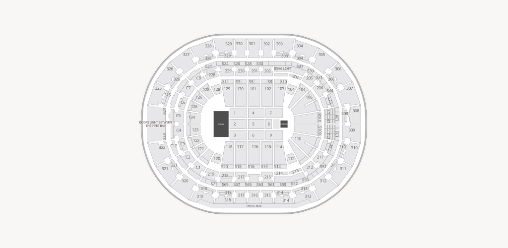 Benchmark International Arena Seating Chart