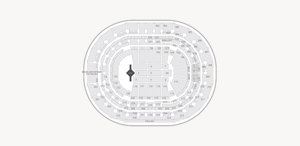 Benchmark International Arena Seating Chart
