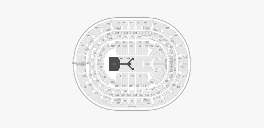 Benchmark International Arena Seating Chart