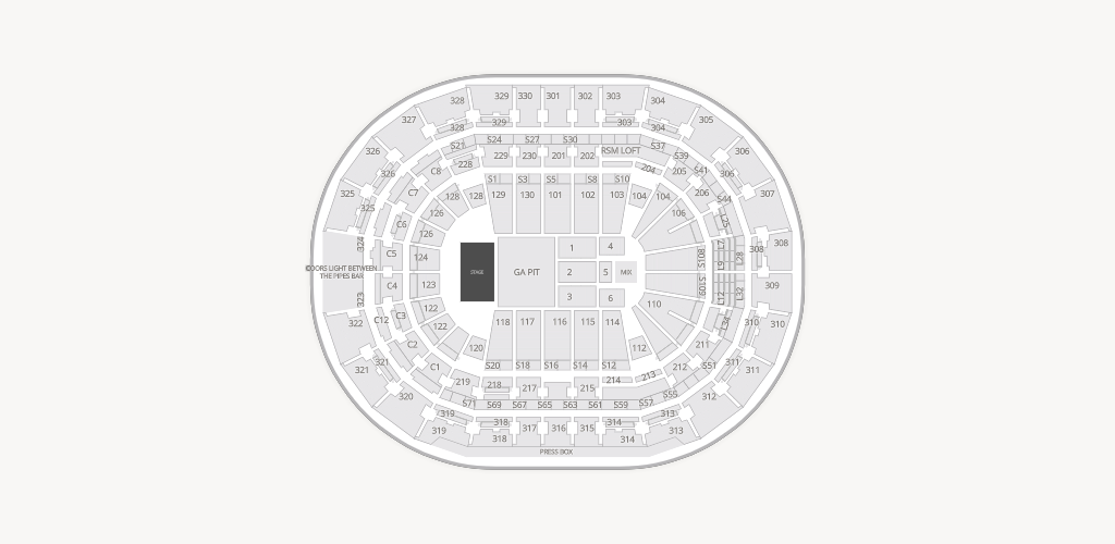 Benchmark International Arena Seating Chart