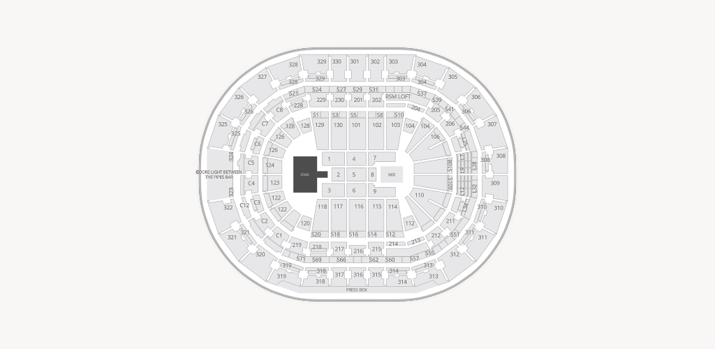 Benchmark International Arena Seating Chart