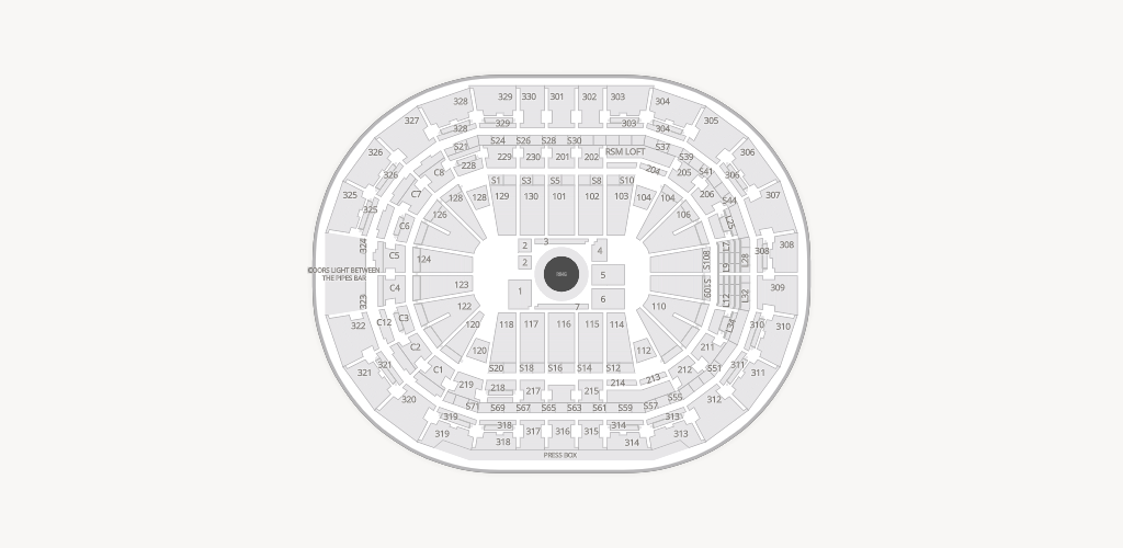 Benchmark International Arena Seating Chart