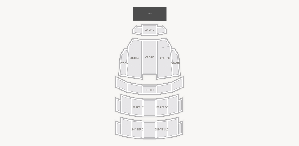 Benedum Center Seating Chart