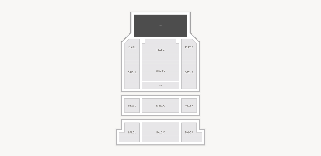 Bergen Performing Arts Center Seating Chart