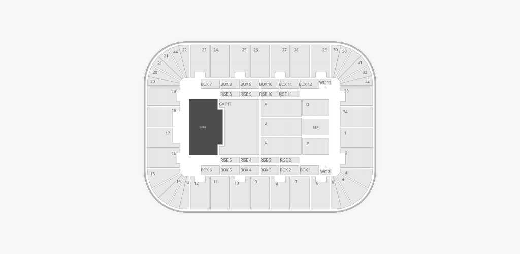 Berglund Center Seating Chart