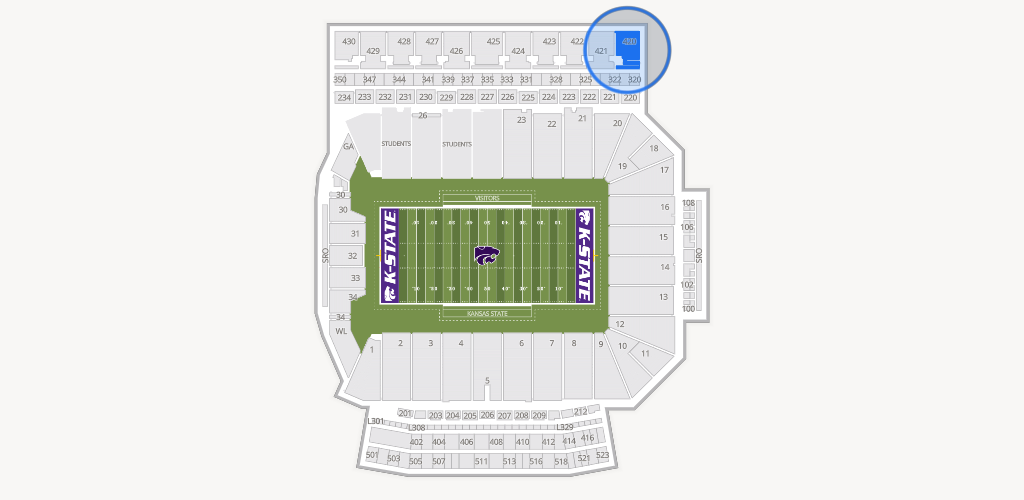 Bill Snyder Family Stadium Seating Chart