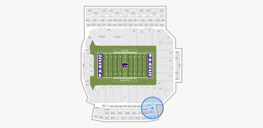 Bill Snyder Family Stadium Seating Chart
