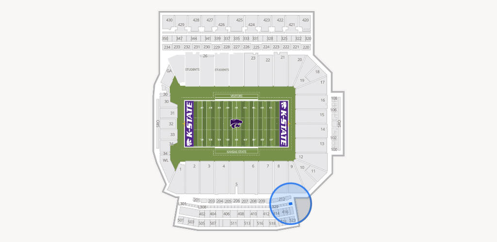 Bill Snyder Family Stadium Seating Chart