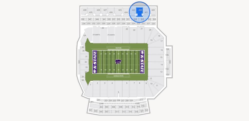 Bill Snyder Family Stadium Seating Chart