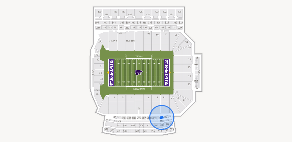 Bill Snyder Family Stadium Seating Chart