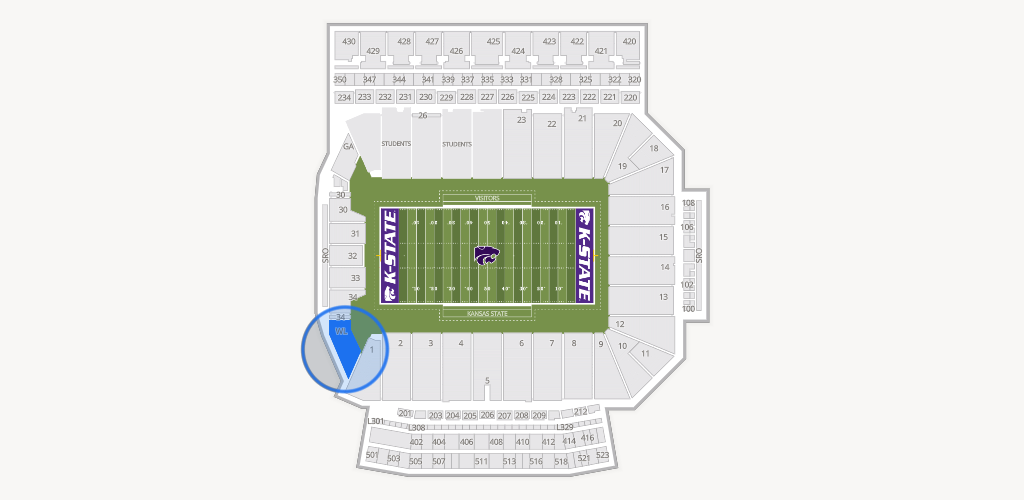 Bill Snyder Family Stadium Seating Chart