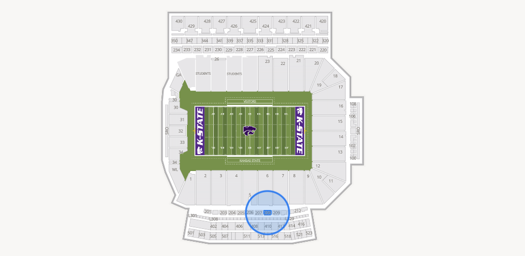 Bill Snyder Family Stadium Seating Chart