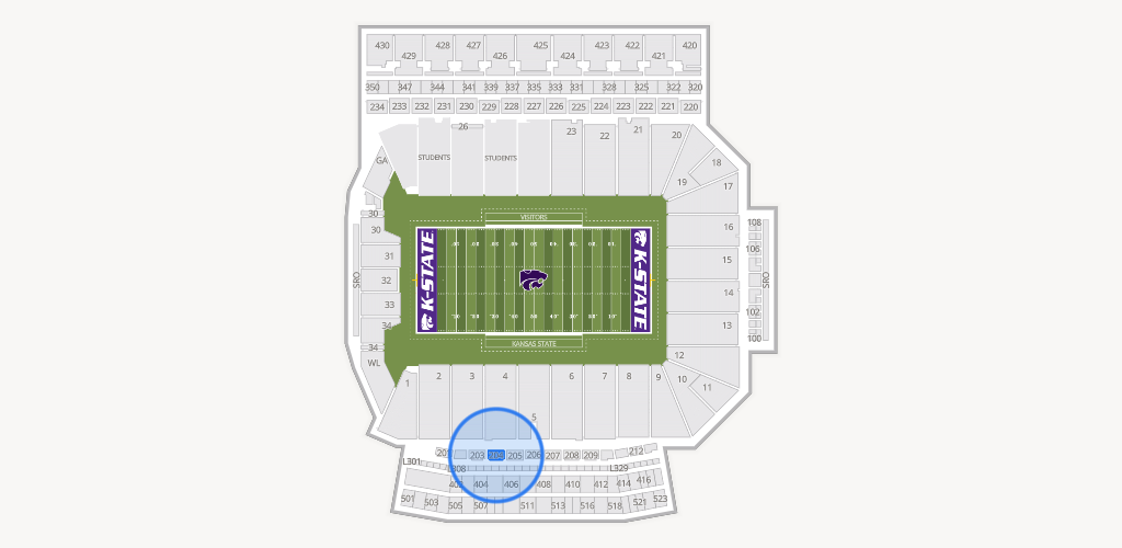 Bill Snyder Family Stadium Seating Chart