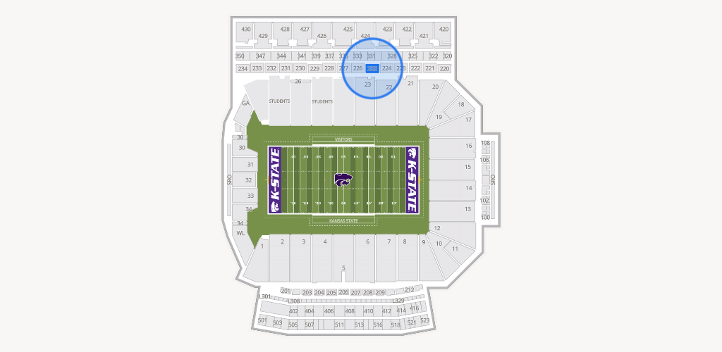 Bill Snyder Family Stadium Seating Chart