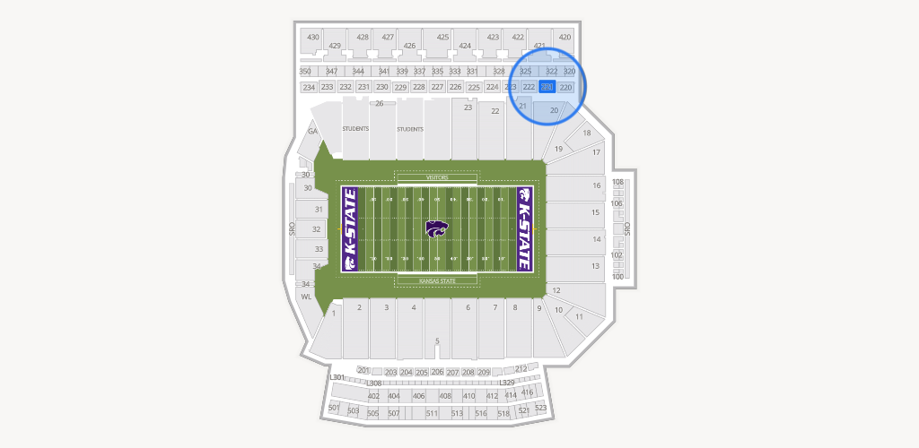 Bill Snyder Family Stadium Seating Chart