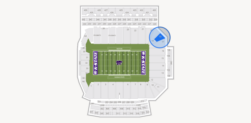 Bill Snyder Family Stadium Seating Chart