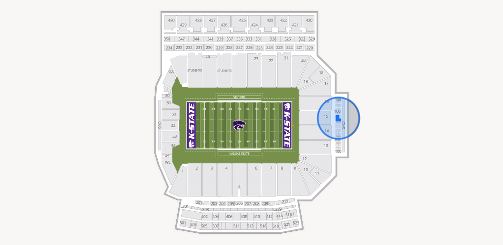 Bill Snyder Family Stadium Seating Chart