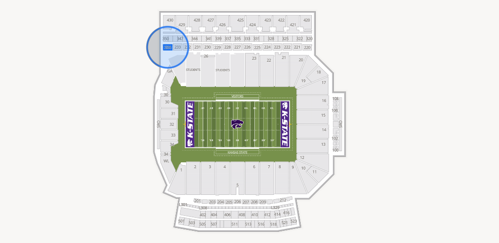 Bill Snyder Family Stadium Seating Chart