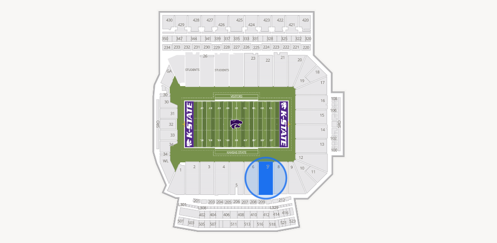 Bill Snyder Family Stadium Seating Chart