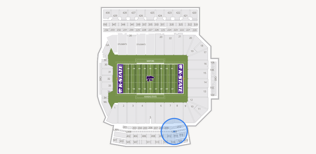 Bill Snyder Family Stadium Seating Chart