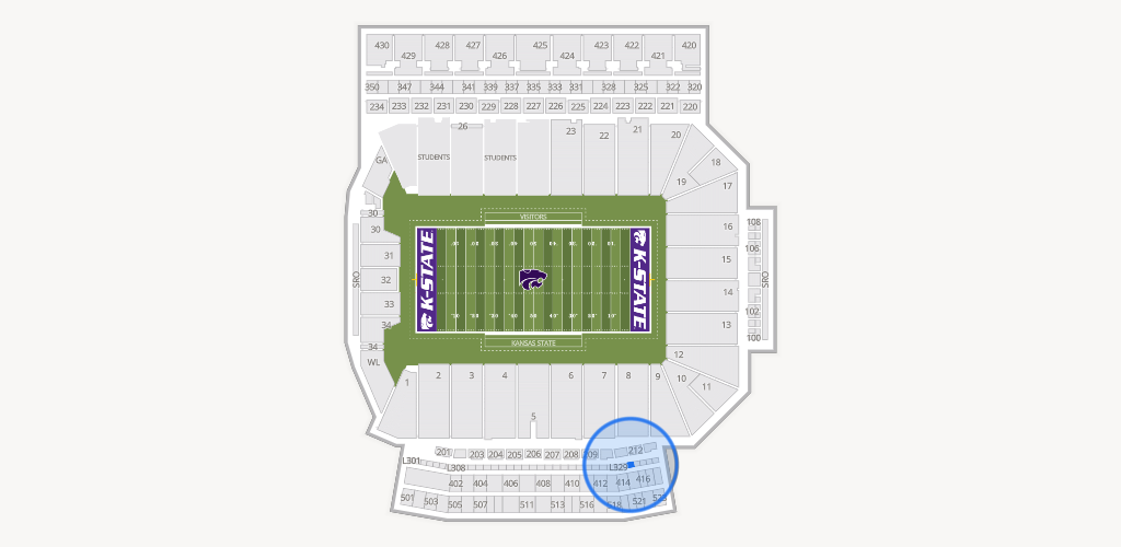 Bill Snyder Family Stadium Seating Chart