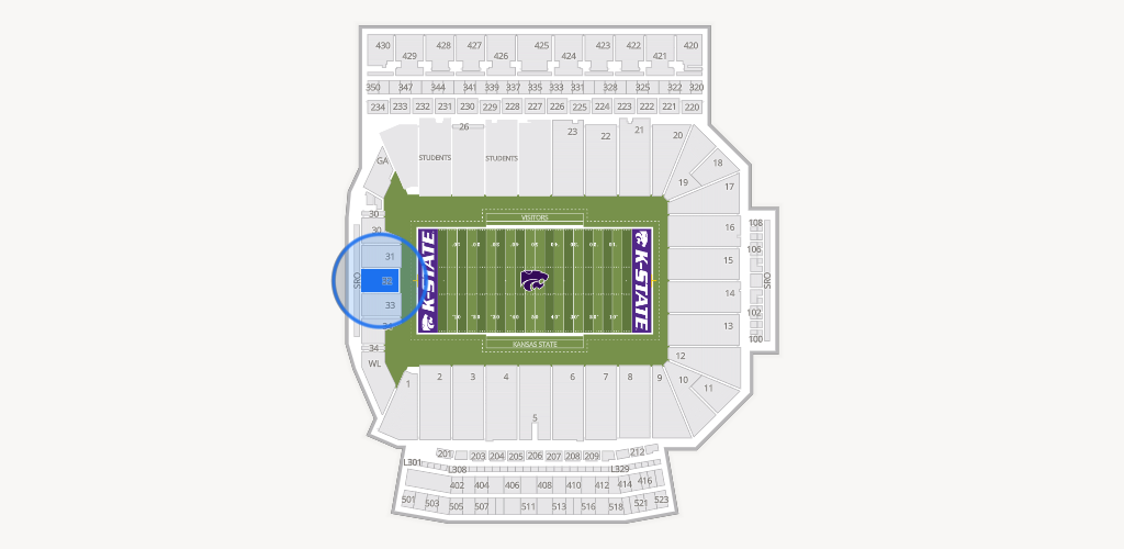 Bill Snyder Family Stadium Seating Chart