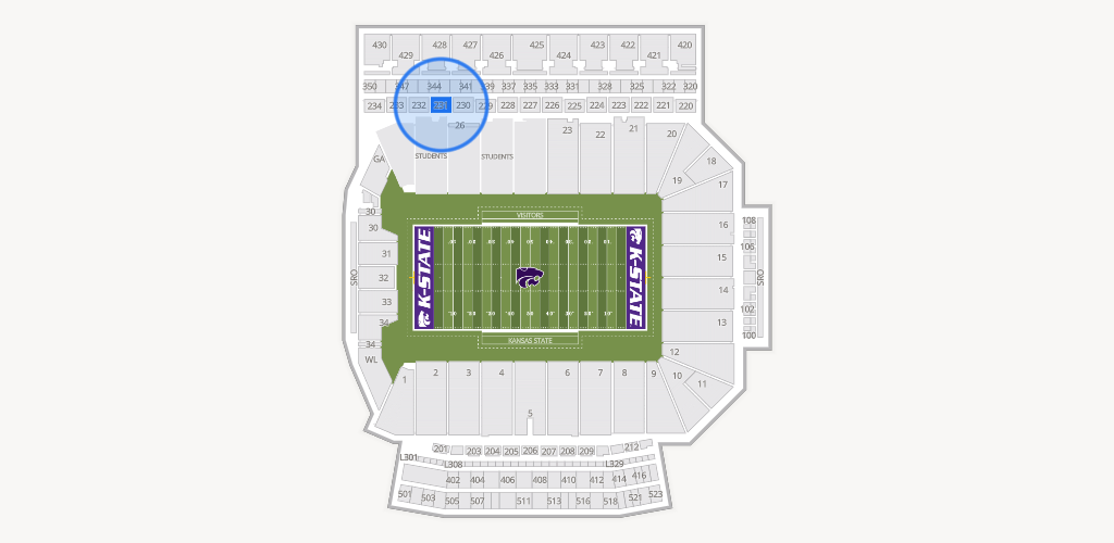 Bill Snyder Family Stadium Seating Chart