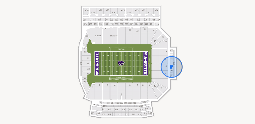 Bill Snyder Family Stadium Seating Chart