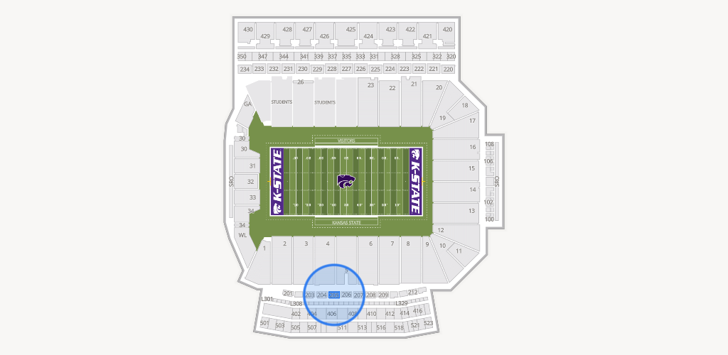 Bill Snyder Family Stadium Seating Chart