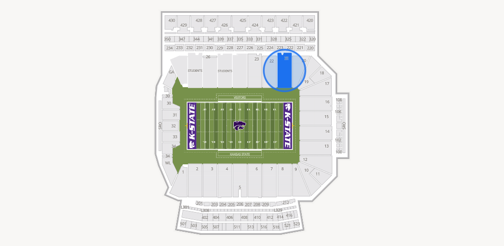 Bill Snyder Family Stadium Seating Chart