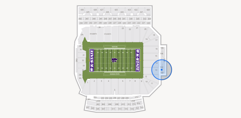 Bill Snyder Family Stadium Seating Chart
