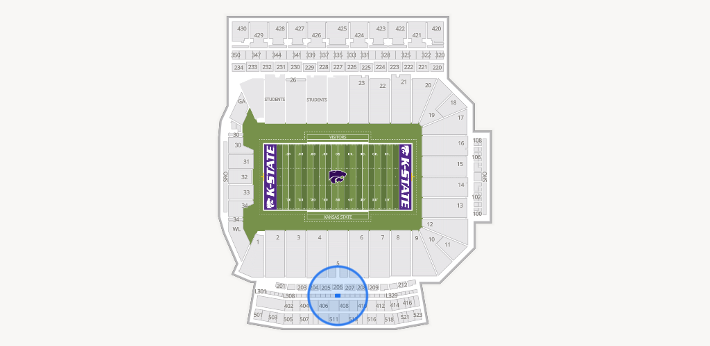 Bill Snyder Family Stadium Seating Chart