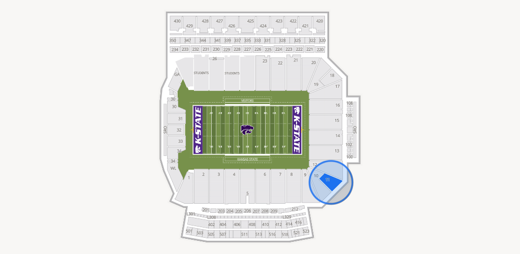 Bill Snyder Family Stadium Seating Chart