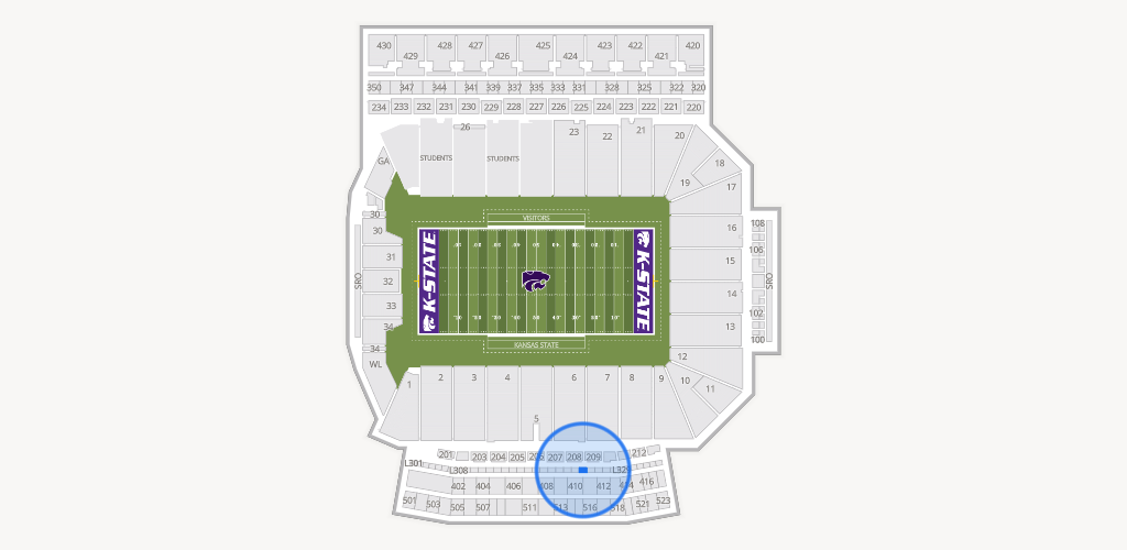 Bill Snyder Family Stadium Seating Chart