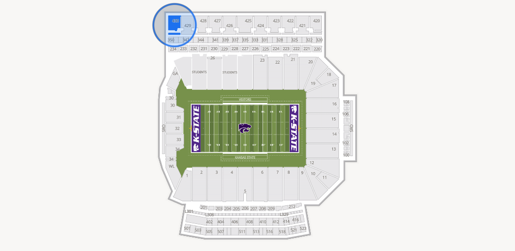 Bill Snyder Family Stadium Seating Chart