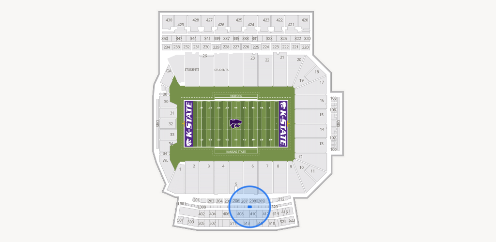 Bill Snyder Family Stadium Seating Chart