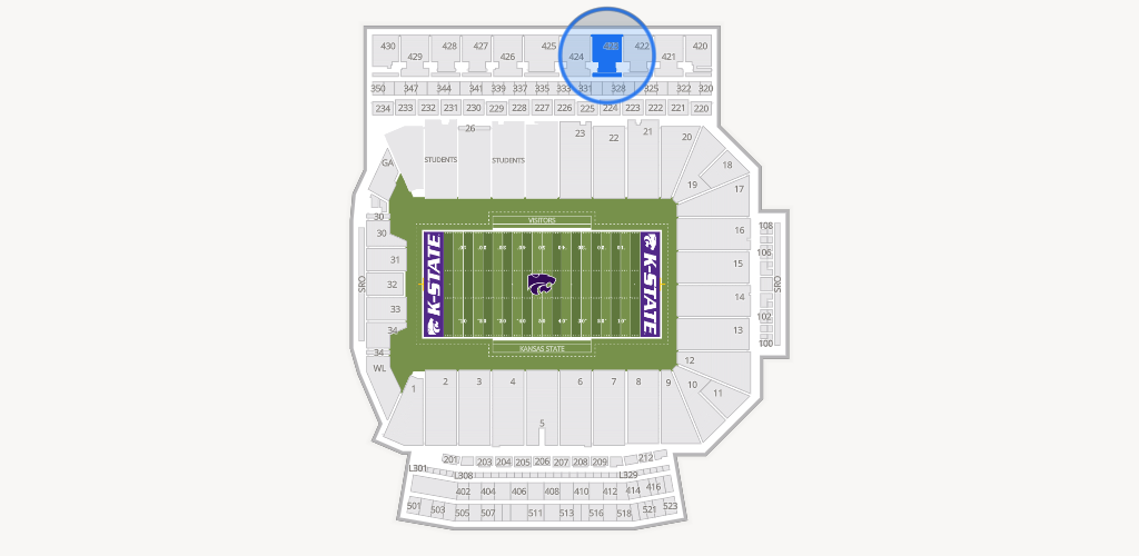 Bill Snyder Family Stadium Seating Chart