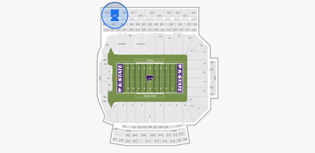 Bill Snyder Family Stadium Seating Chart