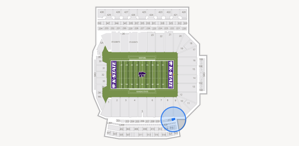 Bill Snyder Family Stadium Seating Chart