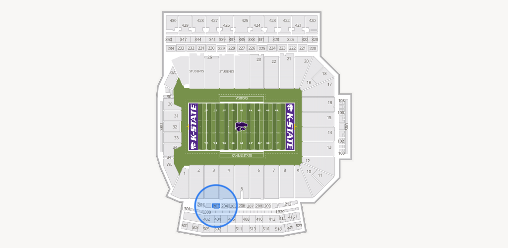 Bill Snyder Family Stadium Seating Chart