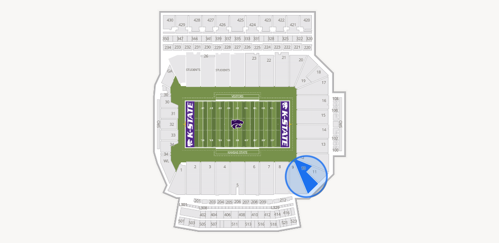 Bill Snyder Family Stadium Seating Chart